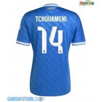 Camisa de time de futebol Real Madrid Aurelien Tchouameni #14 Replicas 3º Equipamento 2025-26 Manga Curta